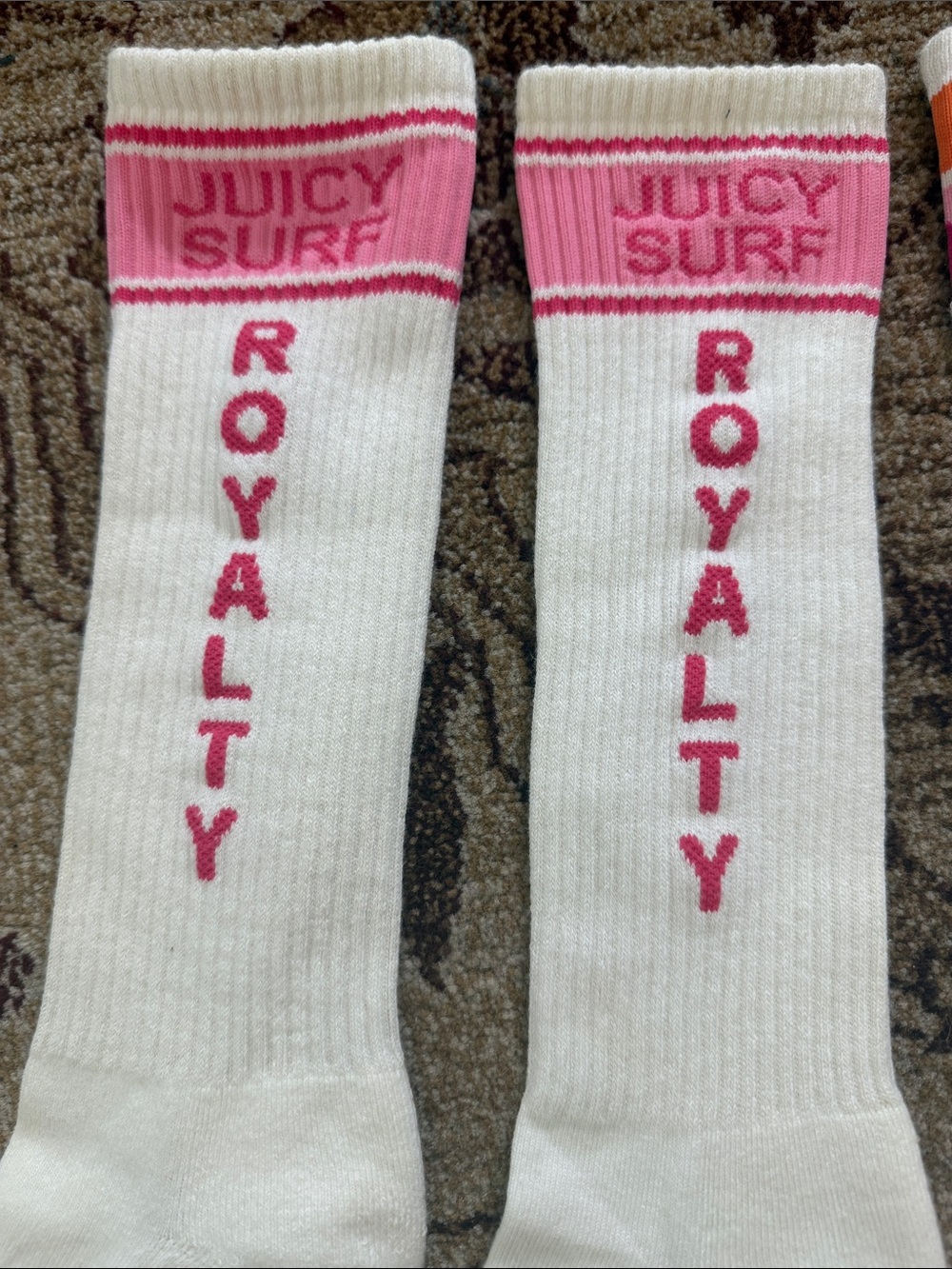 Vintage Juicy Couture Smells Like Couture Knee Socks Juicy Surf Juicy Candy Y2k View 5